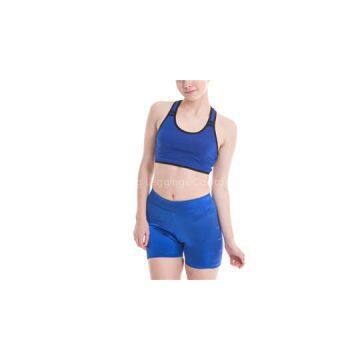 Radiance Slice Short Disco Pants In Royal Blue