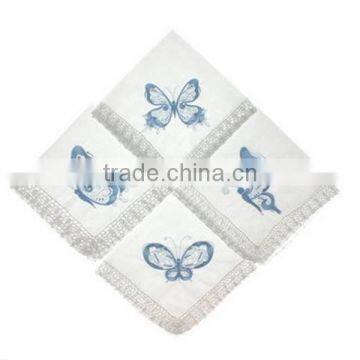 most popular cotton wholesale pocket handkerchief