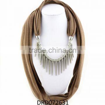 Spring Animal Jewelry Scarf With Butterfly Charms photo-3