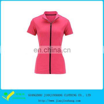 Custom 100% Polyester Dry Fit Womens Wholesale Golf Polo Shirt