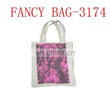Custom Handled Cotton shopping bag logo wholesale