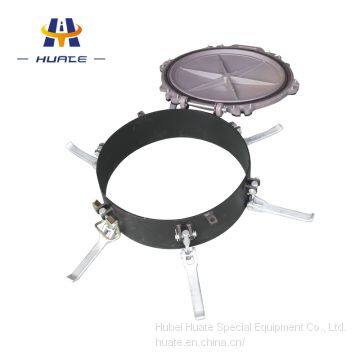 Aluminium Alloy Six Claw Quick Openning Manhole Cover Powder Tank Truck Manhole Covers photo-4