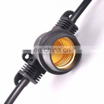 Copper Wire String Lights for Christmas Street Decoration With Colorful Bulbs photo-4