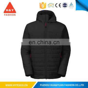 Promotional low price customized color customized quilted light poly fill padded jackets