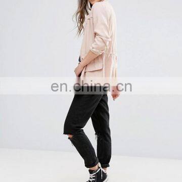 Wholesale lady overcoat dust jacket women long duster coat