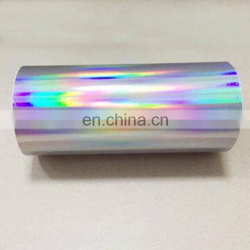 ready stock wholesale seamless plain silver laser stickers/seven color stickers