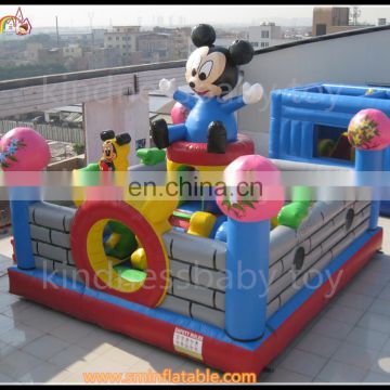 Micky mouse inflatable fun city, dora dreamland inflatable games, inflatable toys for sale