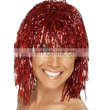 Halloween Carnival Party Tinsel Wig for Adults photo-4