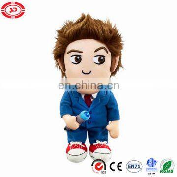 Little man plush stuffed toy host TV show printed gift doll