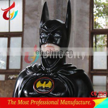 Park Decoration Life Size Movie Batman Fiberglass Superhero Sculpture photo-6