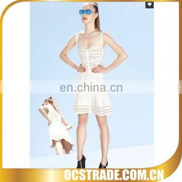 2014 Hot sales Ladies elegent bustier bandage dress