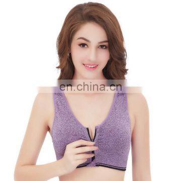 Front zipper high support high-intensity sport bra with mesh sports bra#803