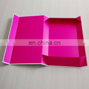 Cash Coupon Available Nice Pale Pink Printed Magnetic Closure Apparel Gift Folding Box photo-5