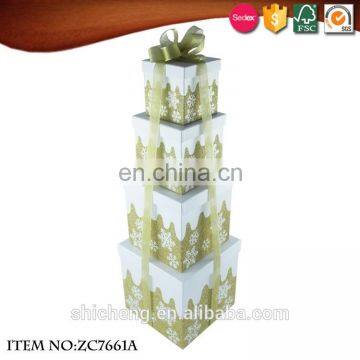 Chiratmas Snow Bling Gift Packaging Box With Lid photo-4