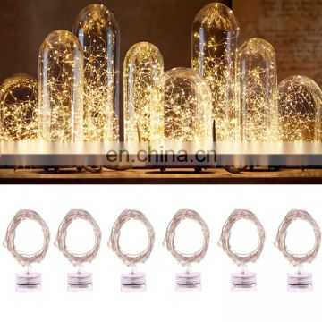 6 PCS 20 LEDs 2700-2900K Waterproof Copper Wire Starry String Light christmas ornaments decoration