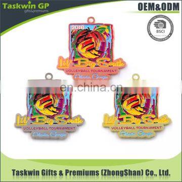 2017 Hot Sales Die Cast Gold/silver/bronze Sports Award Volleyball Medal photo-4