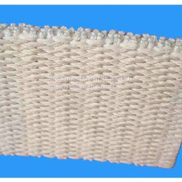 Solid-woven conveyor belt with Solid-Woven Fabric