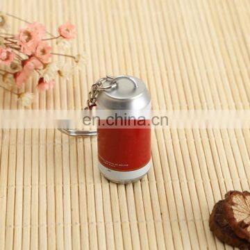 New arrival china product 3D pvc bottle key chain ring for wholesale