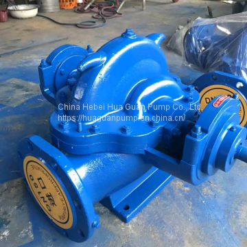 S/SH series double suction middle opening pump high flow and high lift can be driven by internal combustion engine and c