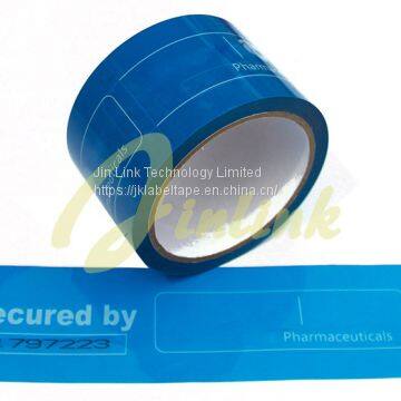 Tamper evident security tape with sequential number and perforation,Tamper Proof Security tape,package tape