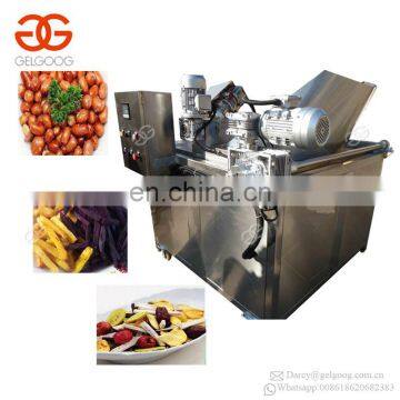 Batch Snacks Onion Groundnut Donuts Gas Fryer Semi-Automatic Potato Chips French Fries Making Machine For Sale