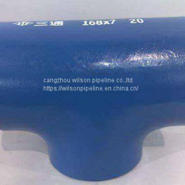 Seamless casting tee DIN standard 3 tee high quality 1/2