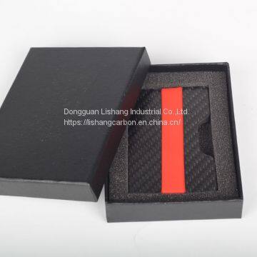 Slim Carbon Fiber Wallets RFID Blocking Credit Card Holder Money Clip photo-5
