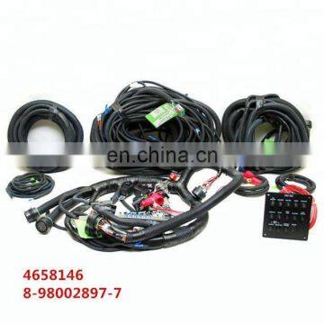 Sophisticated technology ZX210-3 Engine Wiring Harness 4HK1 Engine Harness 4658146 8-98002897-7