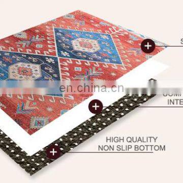 Directly carpet manufacturer customized washable waterproof 3d rugs printed carpet