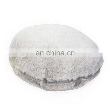 Plush Faux Fur Decorative Throw Pillow Cushion Shaggy Cover Fluffy Soft Cushion Round Shape Cushion photo-3