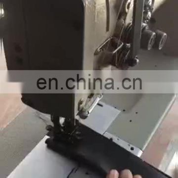 heavy duty 4420 double needle lockstitch sewing machine for leather