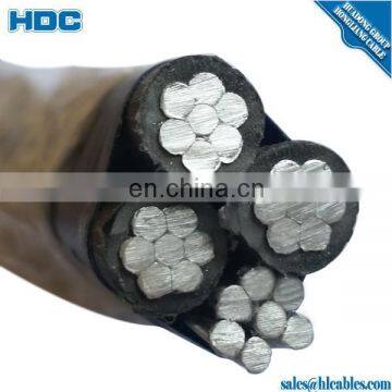 3*35+35mm2 Aluminum Conductor AAC Neutral Conductor PE Overhead Cable photo-4