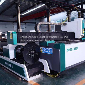 High Speed Dusal Use Fiber Laser Cutting Machine photo-5