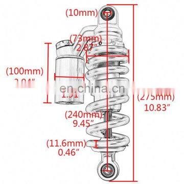 240mm 260mm Universal Damping Stabilizer Motorcycle Shock Absorber Adjustable Shock Absorber For Honda MSX125 MSX 125 SF photo-5