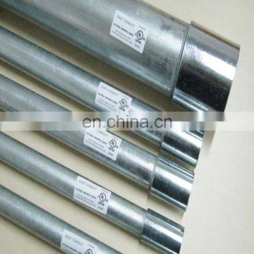 Multi-specifications Hot Dip Galvanized Steel Pipe EMT Conduit Metal Tube With ANSI Standard UL797 Listed of High Strength photo-3