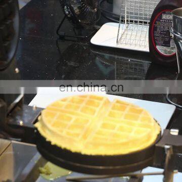 Changeable Aluminum Plate Rotary Wafer Machine Electric Commercial Belgian Cooks Rotating Stroop Waffle Maker Price