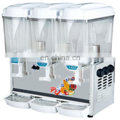 Wholesale Food & Beverage Shops China 3 Tank Cold Drinking Fruit Juice Making Dispenser Machine