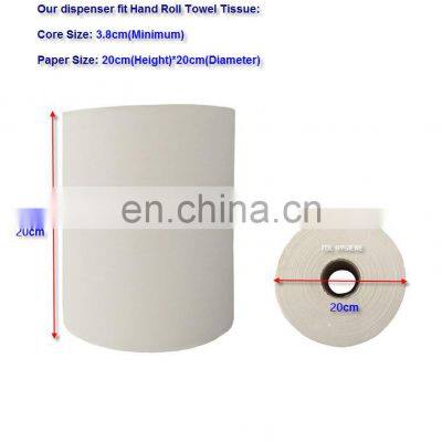 Transparent White Roll Towel Tissue Dispenser