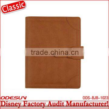 Disney factory audit manufacturer's pu notebook 140020