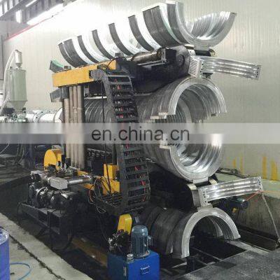 Plastic Hdpe pe Double Wall Corrugated Pipe Extruder Machine photo-2