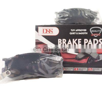 D2026 China brake pad factory 04465-28020 ceramic semi metallic pastillas de freno Brake Pad for Toyota spare parts