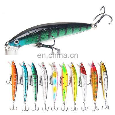 Top sales hard fishing lure 10cm 9g with 3D eyes minnow lures wholesale