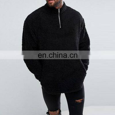 OEM Blank High Quality Sherpa Hoodies For Men