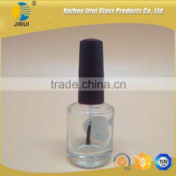 OEM acceptable 16ml empty round nail polish glass bottle