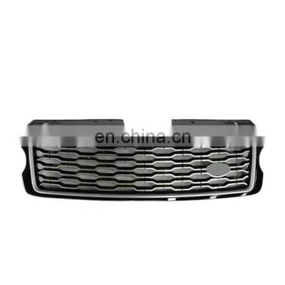 For Land Rover Range Rover Vogue 2016 Grille all Black Lr055880 Grilles Guard Car Chrome Front Grille Automobile Mesh