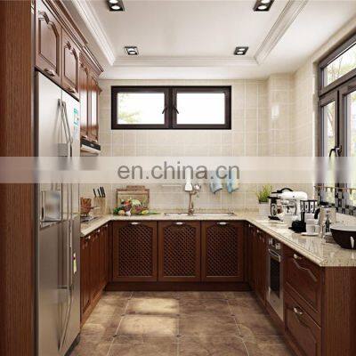 Classic Design Multipurpose Antique Style Pine Wood American Kitchen Cabinet photo-4