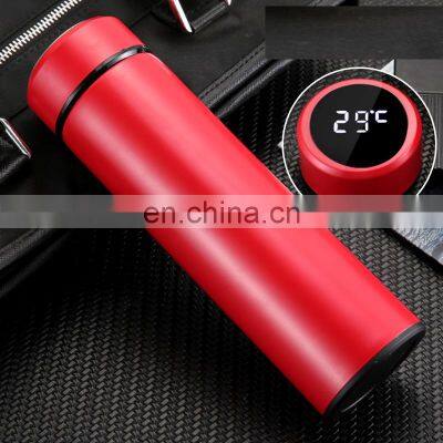 Stainless Steel Temperature Display LED Royal Wholesale 450ml Thermos Vacuum Flask photo-5