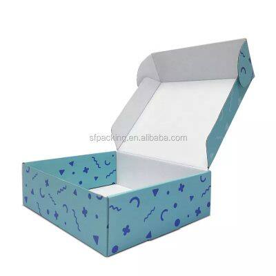 custom printed corrugated gift package mailer box