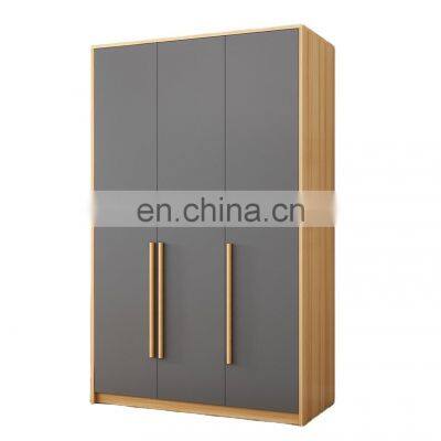 Customized Color Economical Luxury Cheap Bedroom Furniture Wooden Factory Produce Modern Portable Wardrobe for Sell