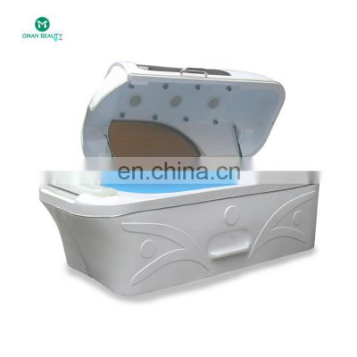 full function beauty equipment infrared dry spa capsule pod training led float tank therapy capsule shape portable sauna steam